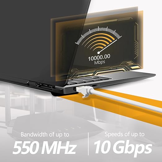 Ethernet Cable 60ft For Cat6/Cat5E, 10Gbps Compatible - Image 3