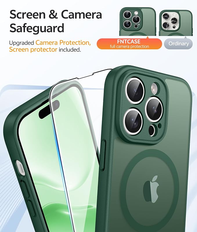 FNTCASE for iPhone 14 Pro Case: Translucent Matte Cases - Image 4