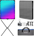 NEEWER Pro 200W Flexible LED Video Light, Studio RGB Panel Light Mat Kit by Neewer