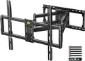 FORGING MOUNT Heavy Duty TV Wall Mount for 42-110" TVs up to 220lbs with 8.2" Sliding Moving for Screen Centering, Full Motion TV Mount Fit 24"-16" Studs with Swivel,Tilt&Level, Max VESA 800x600mm
