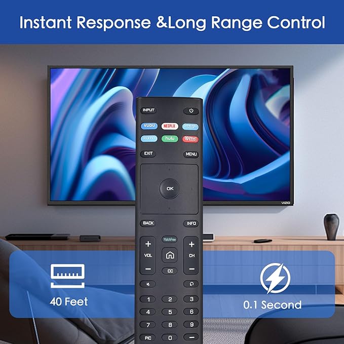 XRT136 for Vizio Smart TV Remote,Replacement Control for Vizio Smart LED LCD HD 4K UHD HDR TVs D-Series,E-Series, M-Series, P Series, PX Series, V-Series