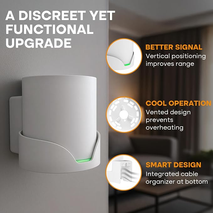 Bangcheer-Wall Mount for TP-Link Deco X10 X20 X60 X50 X55 WiFi 6 Wall Mount - Image 3