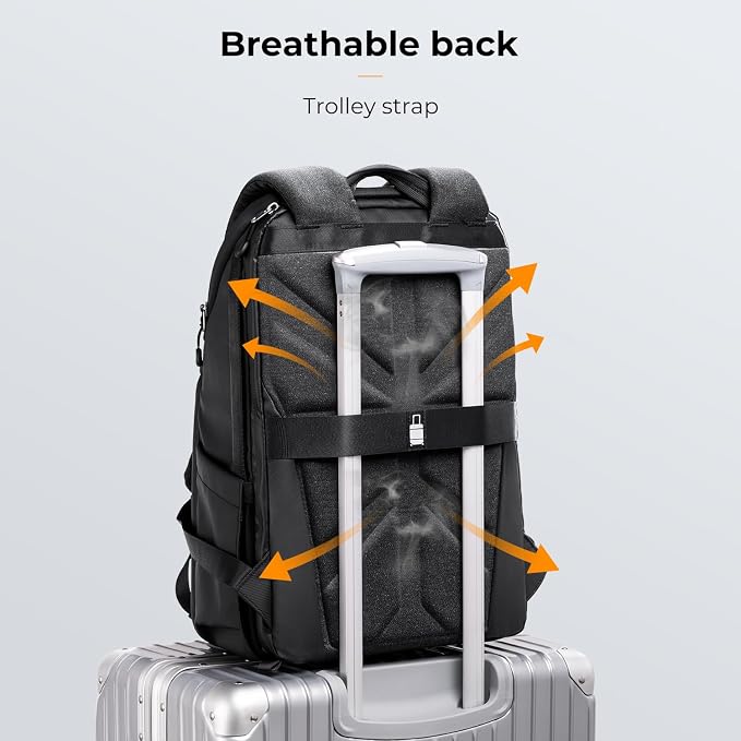 K&F CONCEPT Camera Backpack Hard Shell 20L Photography Camera Bag Hardshell Case - Image 6