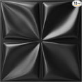 Art3d Decorative 3D Wall Panel, 32 Sq.FT PVC Interior Wall Decor for Living Room, Bedroom, Lobby, Office, Shopping Mall, Black