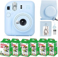 Fujifilm Instax Mini 12 Instant Camera Pastel Blue and Fuji Film Value Pack by FUJIFILM
