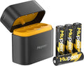 Rechargeable AA Batteries Lithium by Mupoer