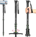 Manbily Camera Monopod with Feet, Aluminum Portable Travel Monopod with by Manbily