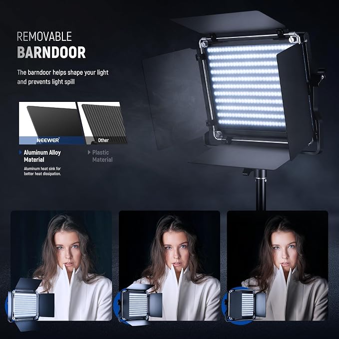NEEWER Bi Color LED Studio Light - Image 5