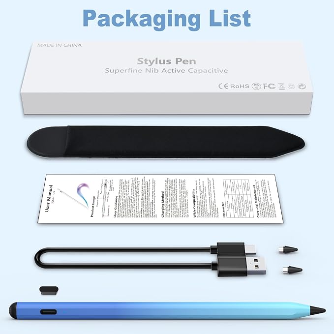 Stylus Pen for iOS&Android Touch Screens, Active Pencil for Samsung, Smart - Image 9