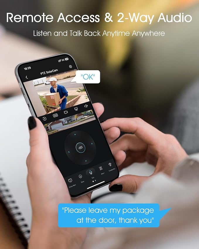 ANRAN Solar Security Cameras Wireless Outdoor, 2K Cameras - Image 5