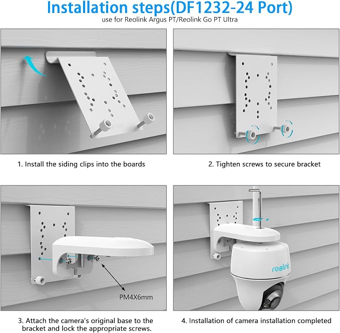 Universal Security Camera Vinyl Siding Mount Kit - Image 7