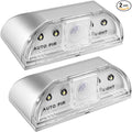 SENHAI 2 Pack Keyhole Light, Infrared IR Wireless Door Lock Lamp, Auto Sensor Motion Detector, 4 LED Bulbs