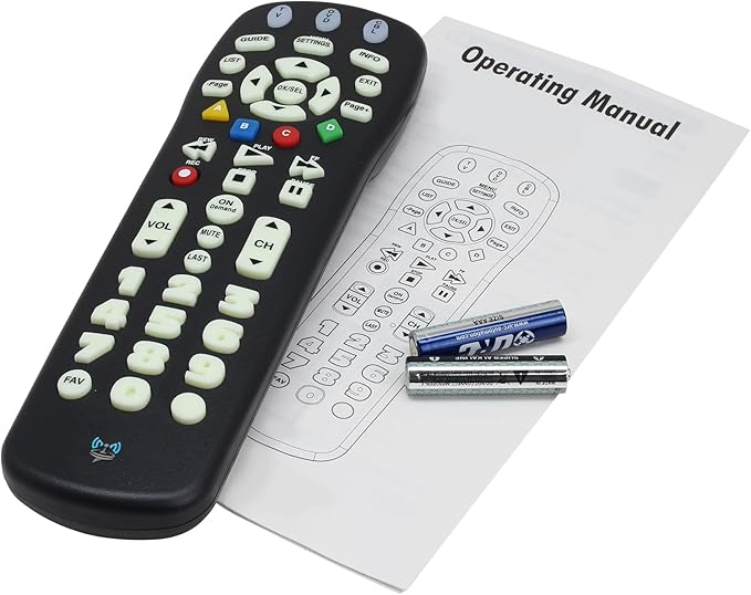 SatelliteSale TV Remote Control UR3-SR3S Big Button Remote Control Replacement for Spectrum Set-top Cable Boxes