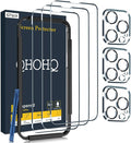 QHOHQ 3 Pack Screen Protector for iPhone 14 Pro Max 6.7 Inch by QHOHQ