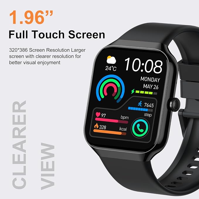 Smart Watch, 1.96"HD Smartwatch - Image 5