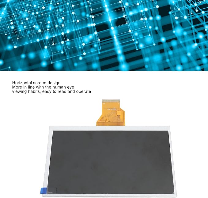 7 Inch LCD Display Module, 800x480 High Resolution TFT LCD Display Screen Module with 50 Pin RGB Interface for Home Appliance, Robots, Industrial Control
