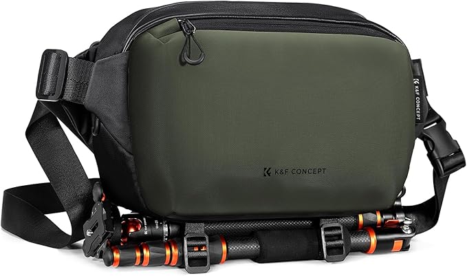 K&F CONCEPT Camera Sling Bag Crossbody Bag Waterproof Camera Shoulder Backpack by KFCONCEPT