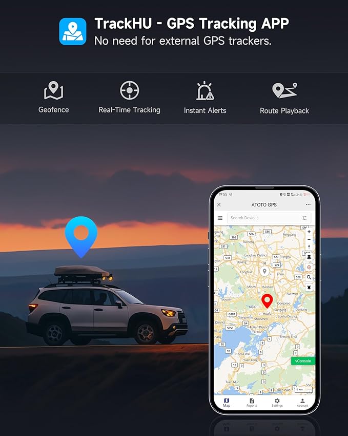 ATOTOMOVE Wireless CarPlay Magic AI Box, Upgraded CB6C Video Streaming Plug & Play Carplay Box for iPhone & Android Auto with ChatGPT, Supports YouTube, Netfilx, TikTok, 4G LTE, 4G+64G