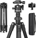 JOILCAN 66" Camera Tripod, Lightweight Travel Tripod by JOILCAN