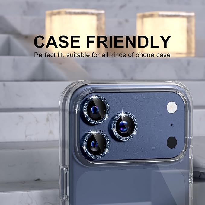 Choiche Compatible for iPhone 17 Pro/iPhone 17 Pro Max Camera Lens Protector - Image 5