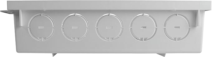 Legrand - On-Q 30 Inch Media Enclosure, WiFi Electrical Box, Cable Management Box for Distribution of Networking Service, Recessed Media Box Lets Signal Through, White, ENP3050NA