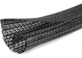 Moxita 25ft - 1 inch Cable Protector Sleeve Split Wire Loom Tubing for Power, Audio, USB, Cord Management for TV, Computer, Protection from Pets Chewing, Black