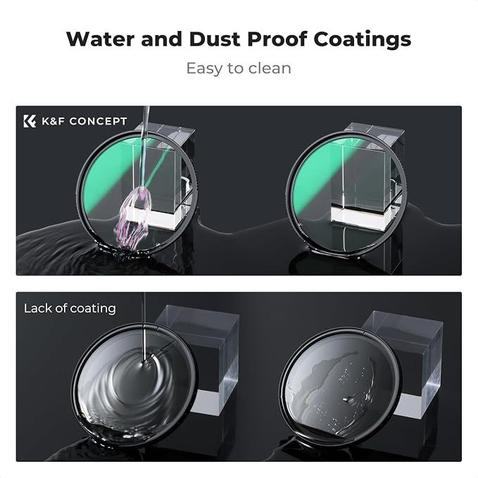 K&F CONCEPT 49mm Explosive-Proof MCUV Lens Protection Filter 28 Multi-Layer - Image 6