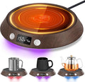 Kepwam Coffee Mug Warmer – 55W Fast Heating Coffee Warmer, 3 Temperature Settings up to 170℉ with LED Lights, 2–9H Timer & Auto Shut-Off, Coffee Cup Warmer Gift for Women & Men, Office/Home Use