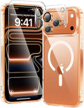 toushion 3 in 1 for iPhone 17 Pro Max Case Clear, Fits MagSafe, Not Yellowing by Unknown