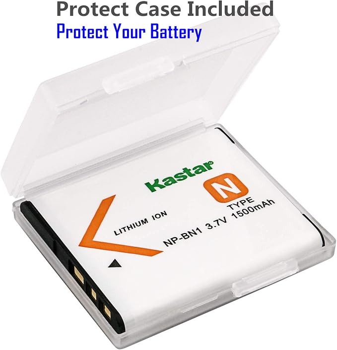 Kastar NP-BN1 Battery + AC Wall Charger Replacement - Image 2