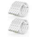 Cat 6 Ethernet Cable 1.5ft Flat Internet Network Cables by CableGeeker