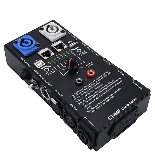 MFL. 13-Plug Audio Cable Tester Line Finder Black 13-in-1 Cables Checker 8-Way - Image 5