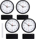 Silent Wall Clocks with Chalkboards and Marker, Battery Operated Round Multi by Tianxunewtig