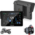 CARPURIDE W502BS PRO for BMW Motorcycle CarPlay & Android Auto Dual Bluetooth, 5" Waterproof GPS Navigation Screen, Data Reading, Native Wonder, TPMS, Light Sensor, Music Sharing, Intercom