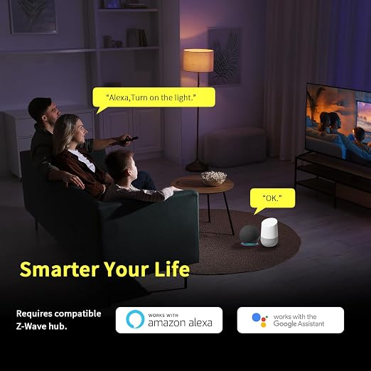 Minoston Smart Plug, 15A Mini Z-Wave 800 Series Plug-in Socket - Image 2