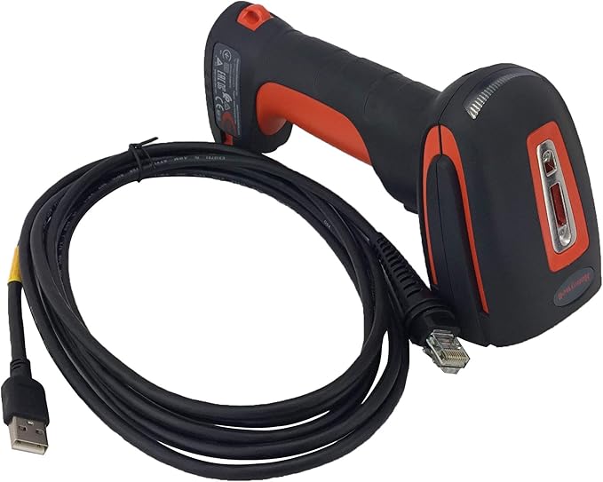 Honeywell Granit Heavy-Duty Industrial-Grade Area-Imaging Handheld Barcode Scanner Kit (Wired, Full Range (1980i), USB)