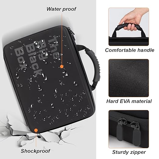 Arkeiliy Battery Organizer, Battery Organizer Storage Case with Tester BT-168, Waterproof Battery Holder Box Holds, Battery Case Organizer 145+ AA AAA C D 9V Batteries (Batteries are Not Included)