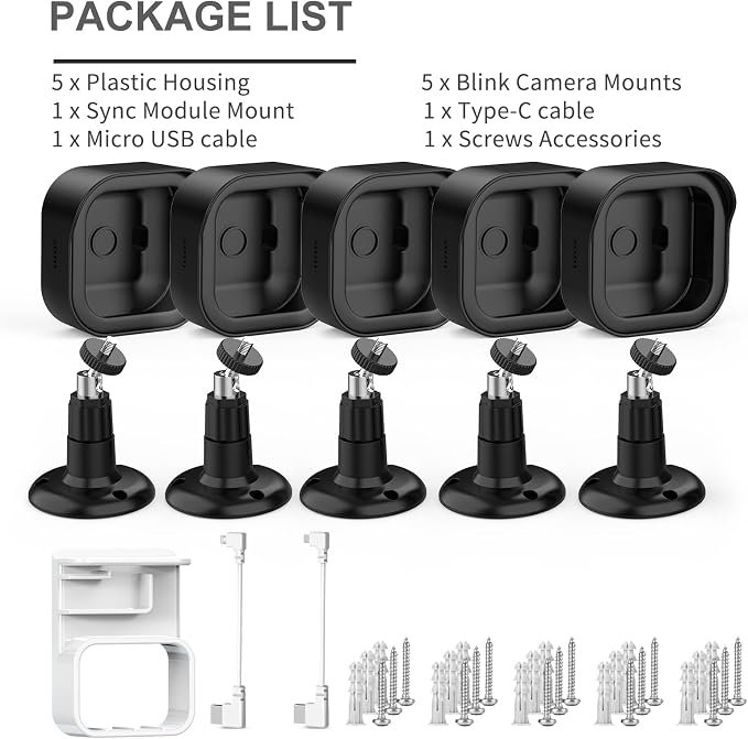 Camera Mount for Blink Outdoor 4 and Blink Outdoor, 5 Pack Weatherproof - Image 8