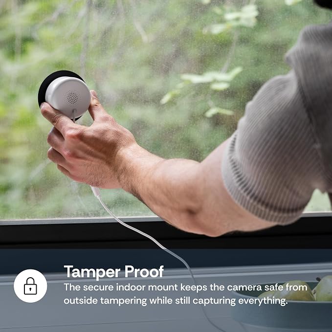 Luna 3MP 2K Window Camera, 2.4GHz & 5GHz WiFi6 Indoor Cameras - Image 6