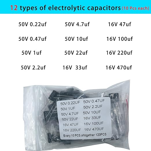 Nodehawk Electronic Component Kit -Total 1800 Pcs, LED Diodes, Resistors, Capacitors, Ceramic Capacitors, Transistors, Diodes - for DIY Projects, Electronics Hobbyists