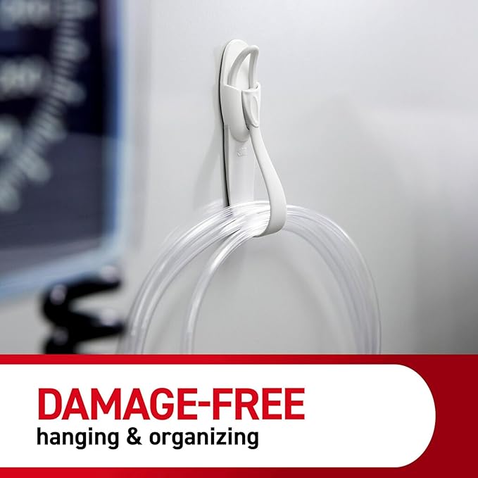 Command Cord Bundlers, Damage-Free Hanging Cord Organizer, No Tools Cord Bundler for Hanging Electrical Cables of Christmas Decorations, 6 Gray Cord Bundlers and 12 Command Strips | Cord Organizer, No Tools, Cord Bundler, 12