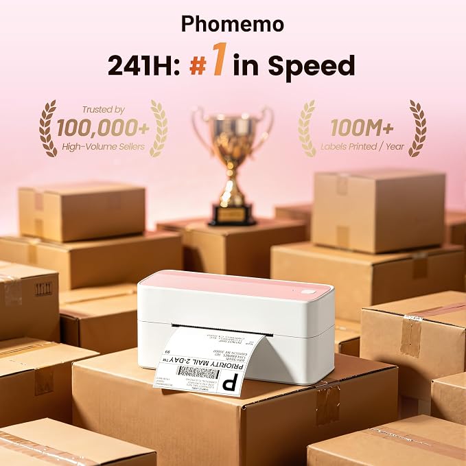 Phomemo High-Speed Shipping Label Printer 220mm/s - Image 6