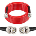 MOOKEERF BNC Male to Male Coaxial Cable 50 ohm Ultra Low Loss RG8X Coax Cable by MOOKEERF
