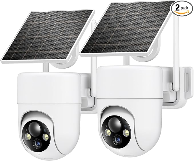 Oculview 2K Solar Security Cameras Wireless Outdoor, Cameras by Oculview