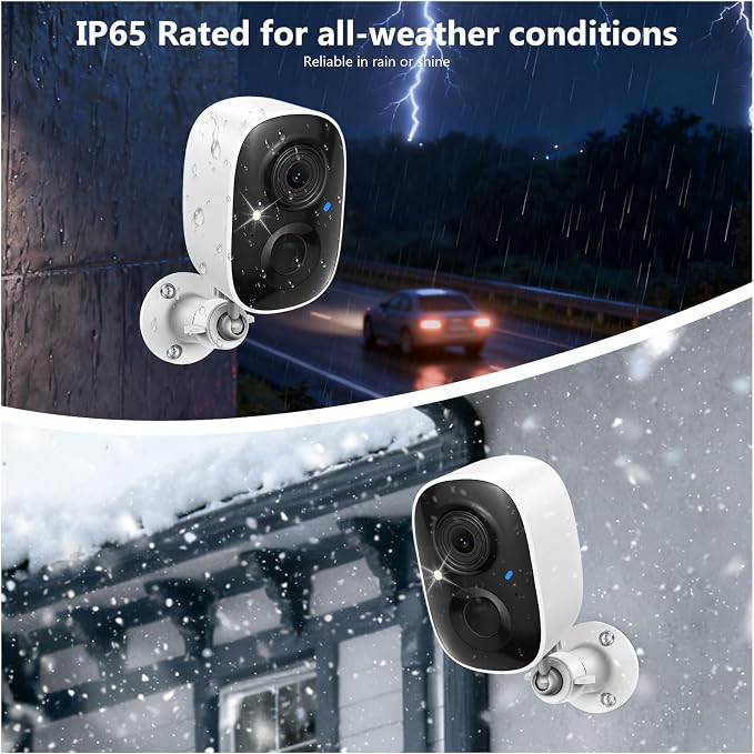 2K Security Camera Wireless Outdoor, Solar Powered WiFi Cameras - Image 7
