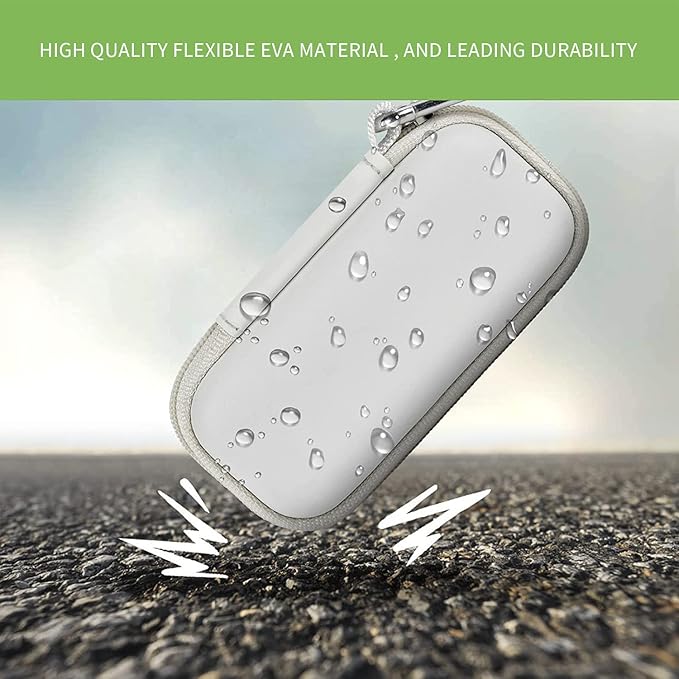 Heart Monitor Case Compatible with AliveCor Kardia Mobile ECG/for KardiaMobile 6L for Apple and Android Device - CASE ONLY (White)