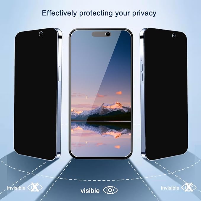 Ailun 3Pack Privacy Screen Protector - Image 2