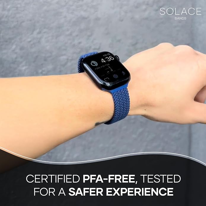 Solace Bands Imperium Adapt Wide Adjustable Nylon Braided Watch Band - Image 6
