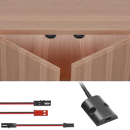 VST Motion Sensor Light Switch, IR Sensor Switch Door Activated Light Switch for Closet Light LED Lights and Under Cabinet Lighting (DC 12/24V 3A)