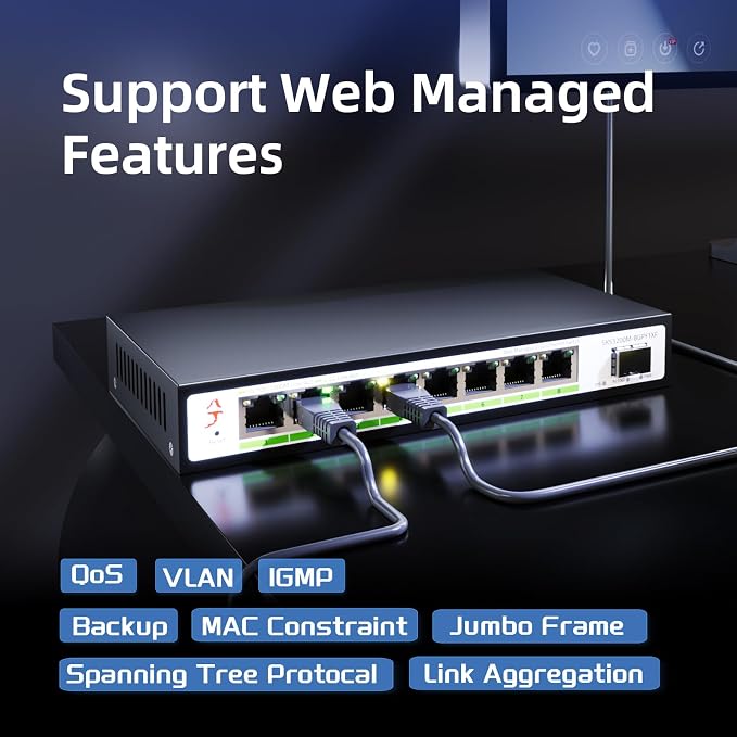 8 Port 2.5G Web Managed Ethernet Switch - Image 4